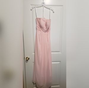 Davids Bridal Pink Bridesmaids Dress